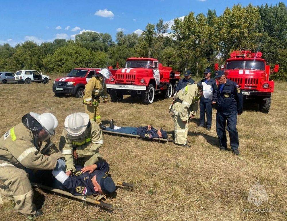 В Новом Осколе прошёл смотр-конкурс на звание «Лучшая добровольная пожарная команда области»