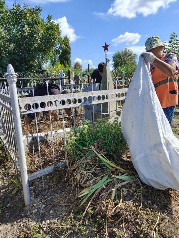 В Белгородском районе продолжается проведение акции «Субботник Памяти»