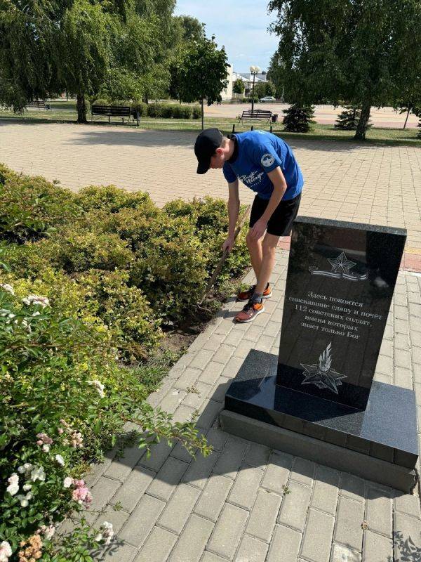 В Белгородском районе продолжается проведение акции «Субботник Памяти»