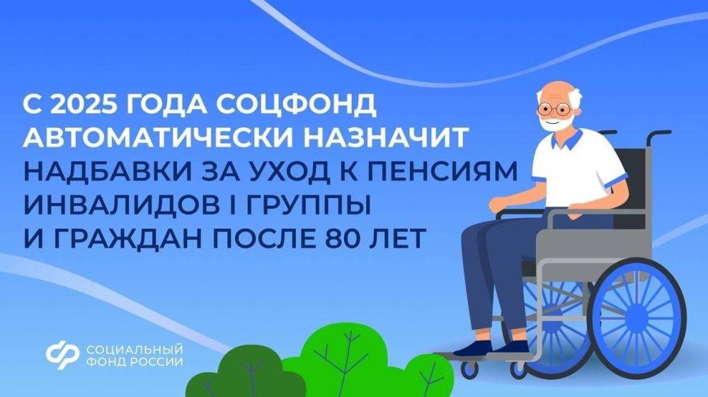 С 2025 года будет преобразован институт компенсационных выплат по уходу за инвалидами I группы и гражданами старше 80 лет