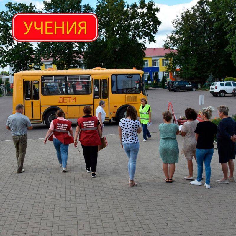 В районе продолжается отработка алгоритмов действия в возможных чрезвычайных ситуациях