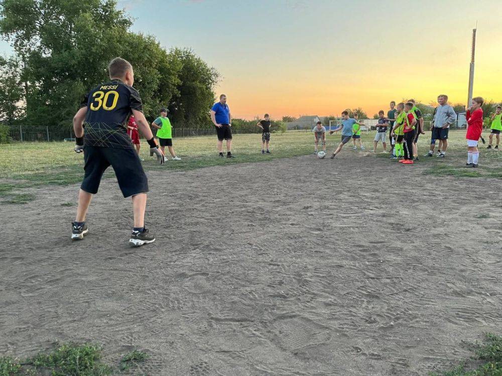 В Чернянском районе Белгородской области продолжается реализация проекта «Дворовый тренер»