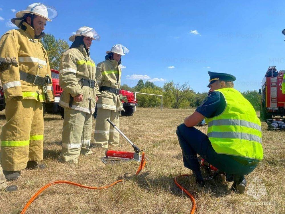 В Новом Осколе прошёл смотр-конкурс на звание «Лучшая добровольная пожарная команда области»