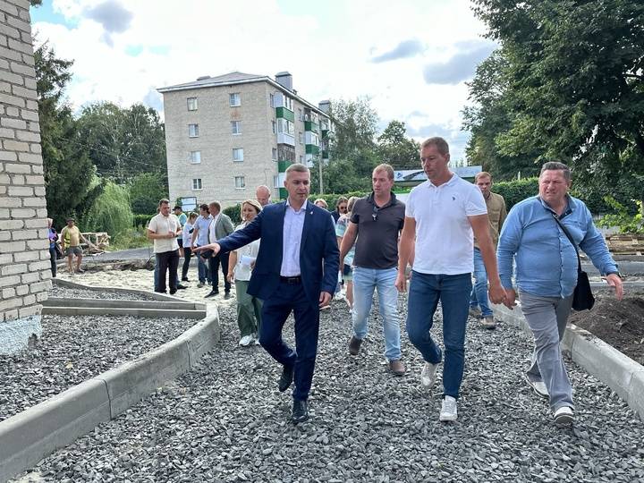 В городе Губкине продолжается капремонт детского сада «Ивушка»2