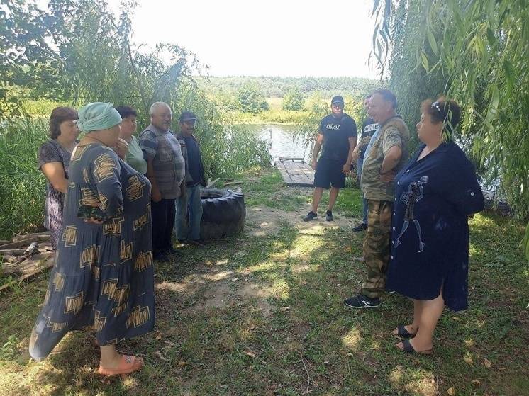 В Ивнянском районе Белгородской области очистили реку Псел