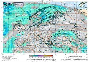 Обзор погодных условий в Европейском регионе в период с 29 по 30 августа 2024 г.