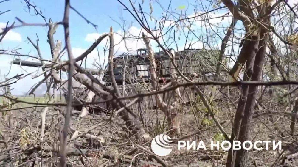 Опубликовано видео уничтоженного танка Abrams возле села Мемрик в ДНР