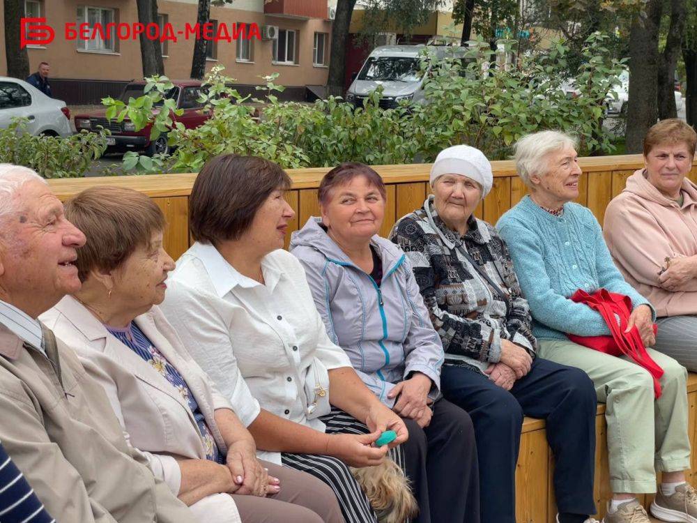 В Белгороде открылся обновлённый сквер на ул. Мичурина