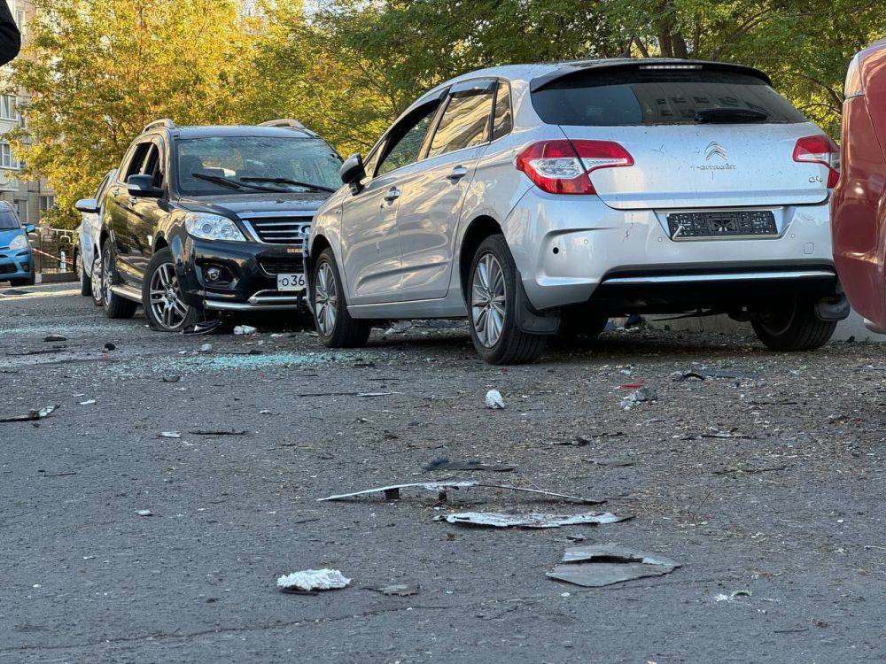 В Губкине ликвидируют последствия ночной атаки украинского беспилотника