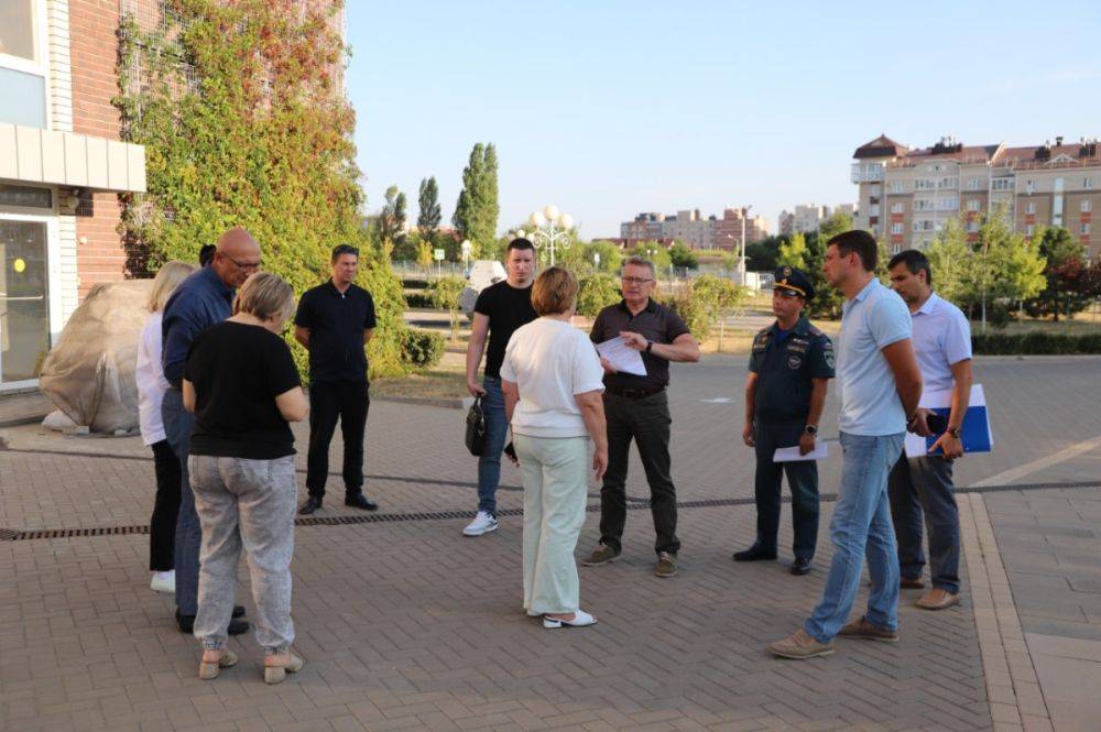 В Разуменской школе «Вектор Успеха» в Белгородской области прошли плановые учения