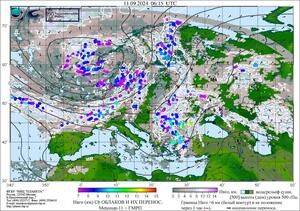 Обзор погодных условий в Европейском регионе в период с 10 по 11 сентября 2024 г.