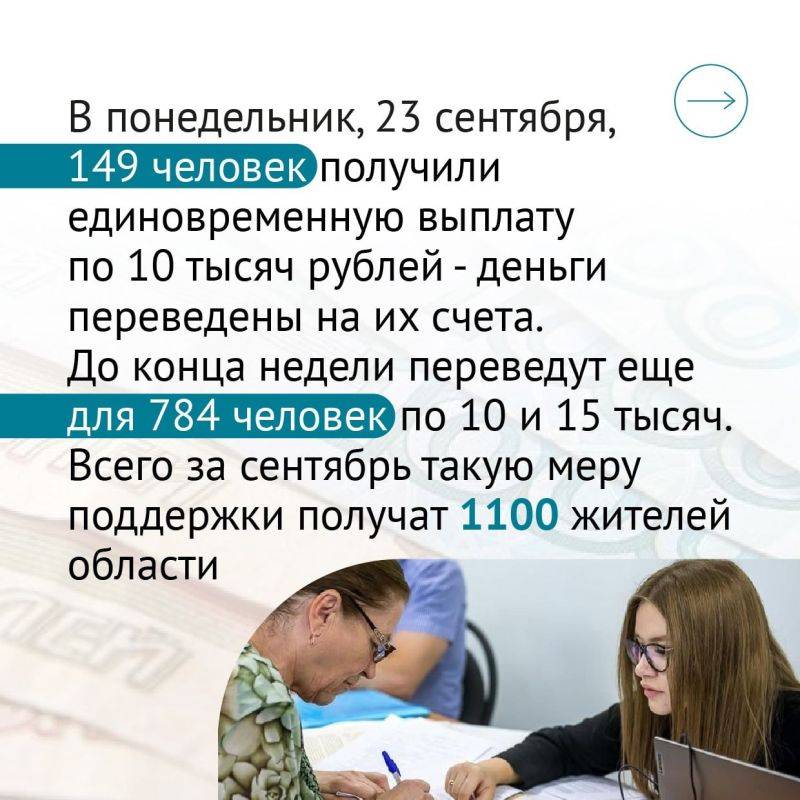 На этой неделе начнутся выплаты по 150 тысяч рублей жителям, потерявшим имущество и жильё в тех населённых пунктах, куда сейчас закрыт въезд