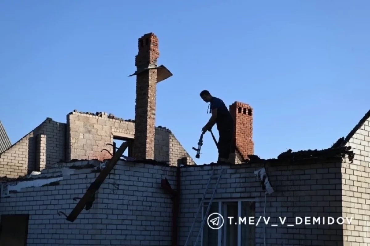 Разбитые при утреннем обстреле дома в Белгороде восстановят до 20 октября0