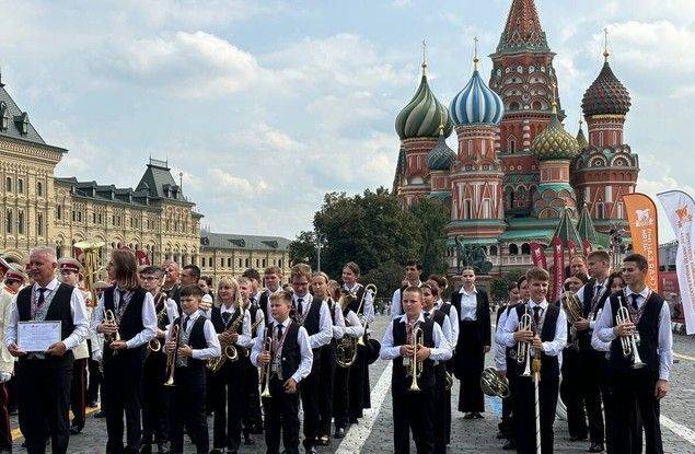 Белгородские музыканты поучаствовали в фестивале детских духовых оркестров «Спасская башня детям»