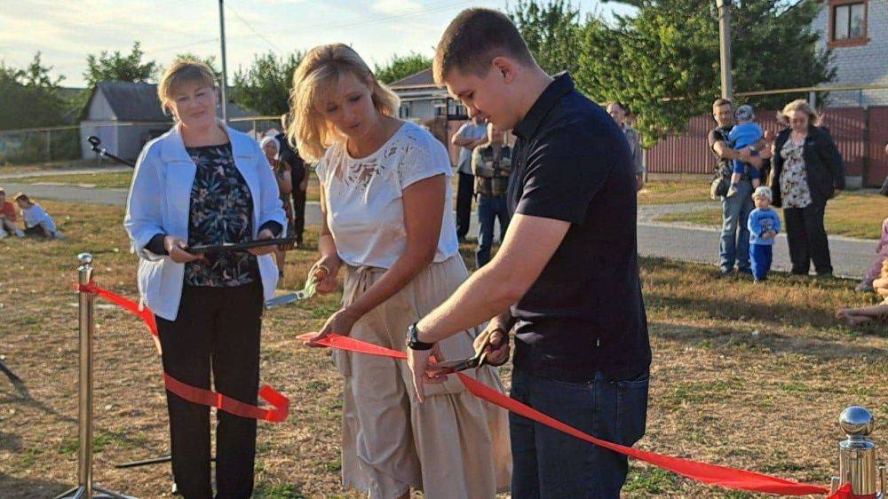 В Старооскольском горокруге партийцы открыли 3 проекта-победителя конкурса «первичек»