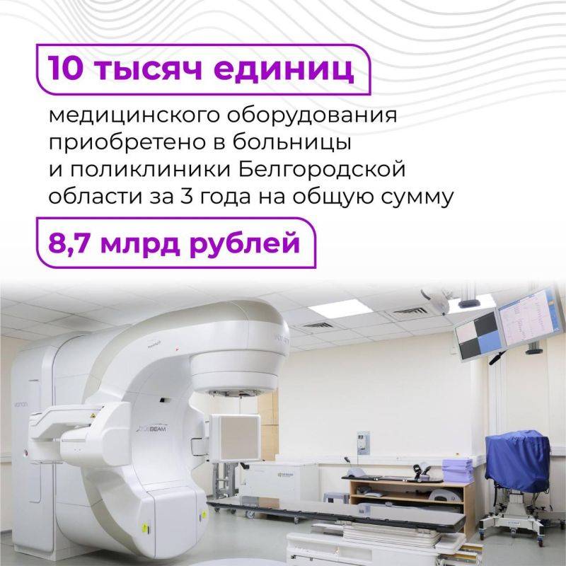 17,3 млрд выделено на строительство и ремонт объектов здравоохранения за три года работы Вячеслава Гладкова мир от на посту губернатора Белгородской области