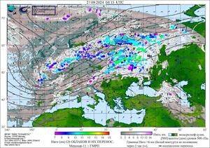 Обзор погодных условий в Европейском регионе в период с 26 по 27 сентября 2024 г.