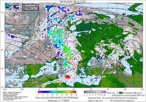 Обзор погодных условий в Европейском регионе в период с 7 по 9 сентября 2024 г.
