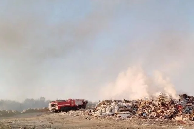 Возгорание на белгородском полигоне ТБО удалось локализовать1