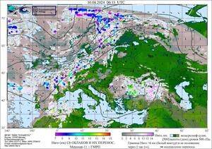 Обзор погодных условий в Европейском регионе в период с 29 по 30 августа 2024 г.