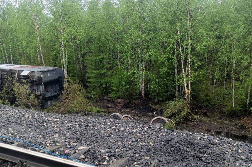 Поезд сошел с рельсов под Белгородом из-за вмешательства в работу жд-транспорта