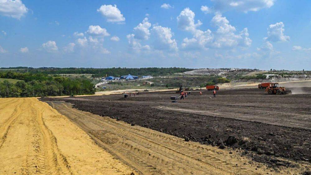 В Белгороде завершают рекультивацию свалки