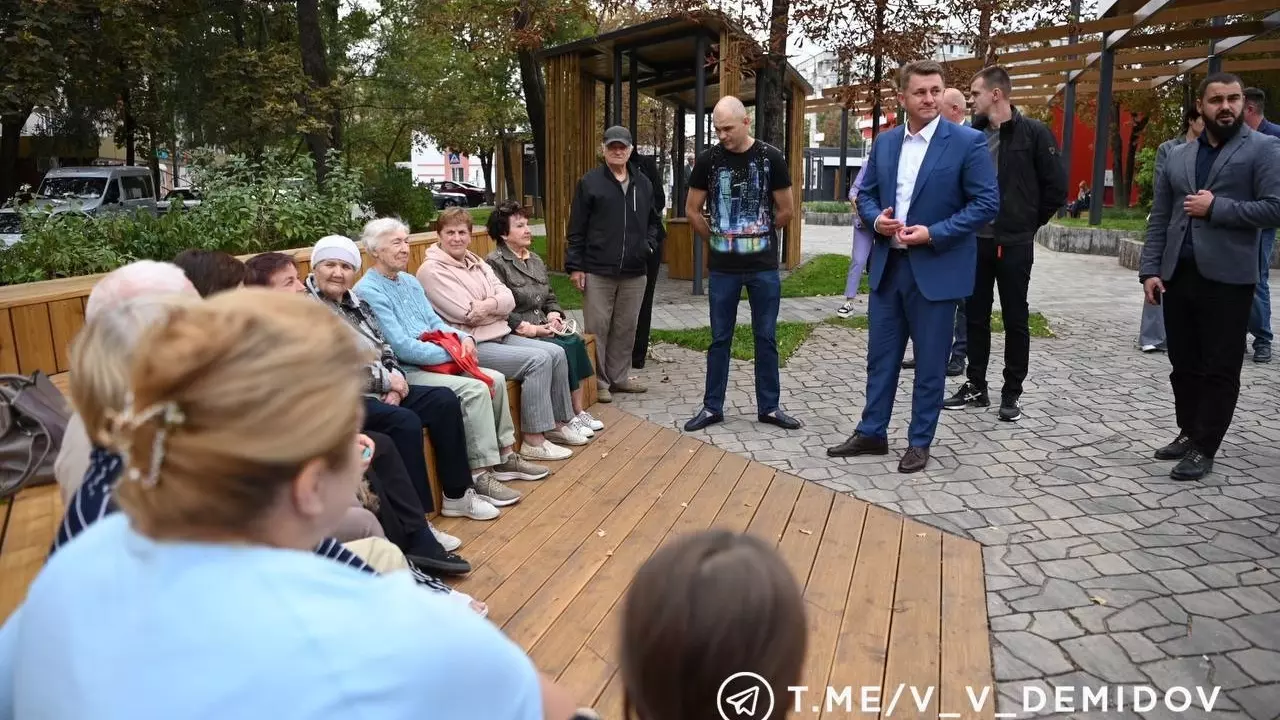 Белгородцы смогут сыграть в большие шахматы в новом сквере8