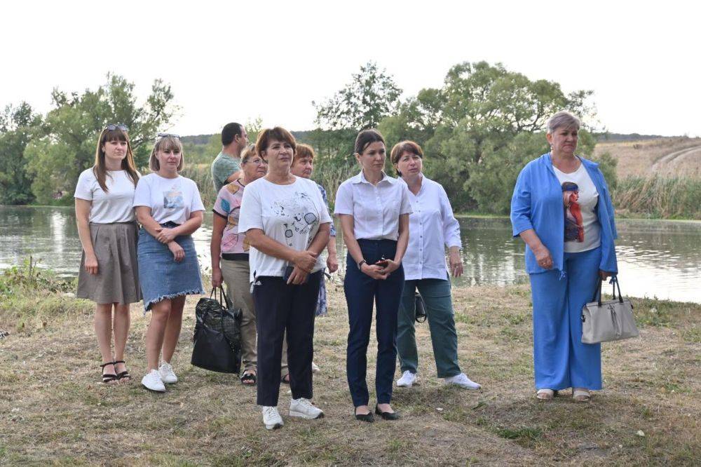 На территории нашего района продолжается реализация программы Губернатора по расчистке рек и водоёмов Белгородской области «Наши реки»