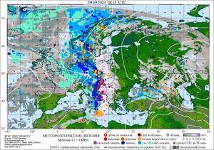 Обзор погодных условий в Европейском регионе в период с 7 по 9 сентября 2024 г.