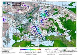 Обзор погодных условий в Европейском регионе в период с 12 по 13 сентября 2024 г.