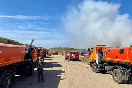 МЧС: площадь пожара на полигоне в Нижегородской области выросла до 10 тыс. кв. м