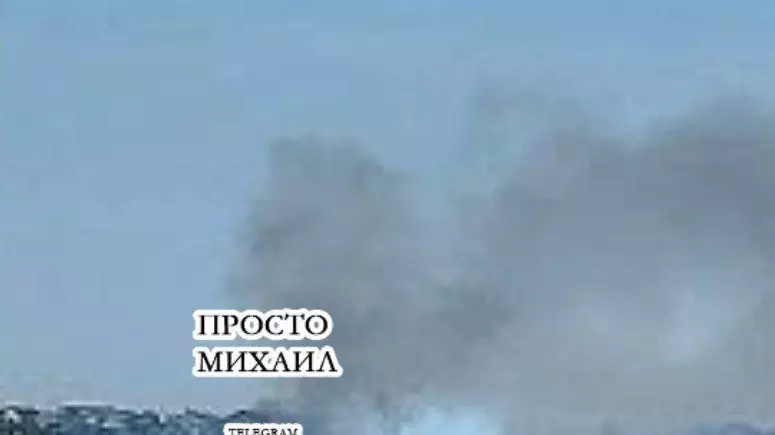 В Белгороде после взрывов поднимается столб дыма3