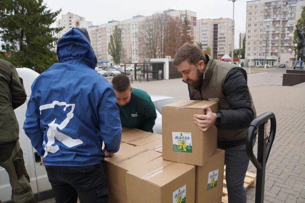 В Белгород доставили гуманитарный груз из Тульской области