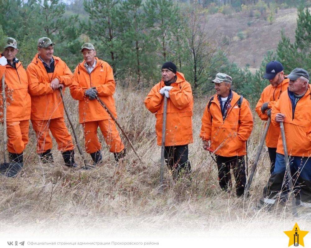 На территории Прохоровского района провели командно-штабные учения по локализации и ликвидации лесных пожаров