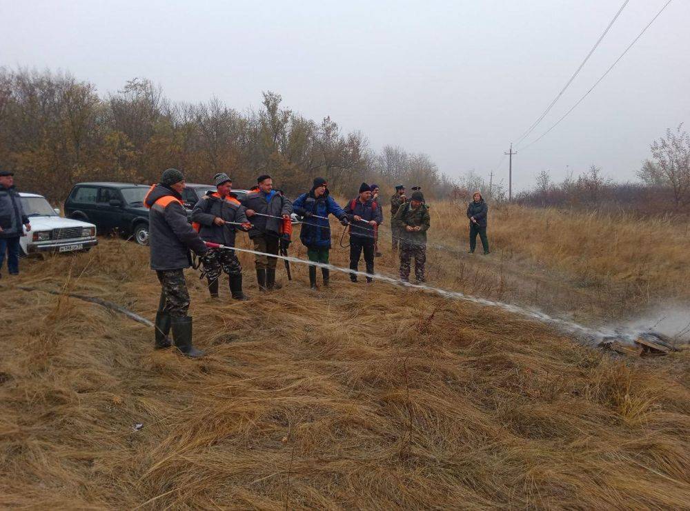 В Вейделевке прошли командно - штабные учения по теме «Локализация и ликвидация лесных пожаров с привлечением группировки сил и средств районного звена территориальной подсистемы РСЧС»