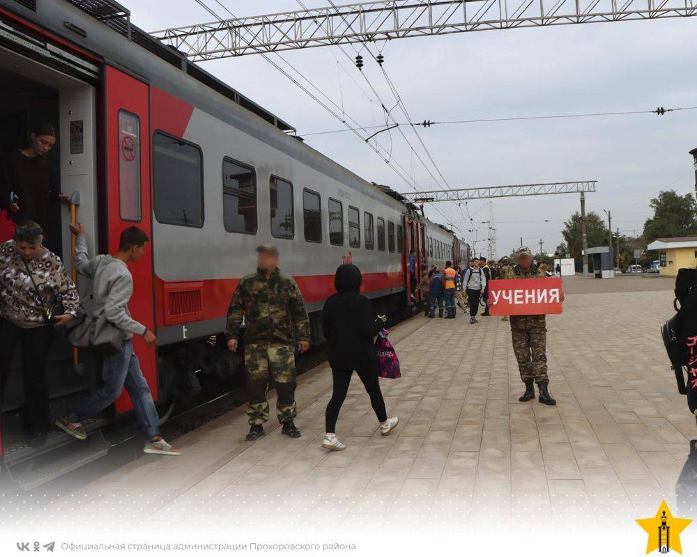 В Прохоровском районе продолжают проводить учения по гражданской обороне