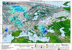 Обзор погодных условий в Европейском регионе в период с 28 по 30 сентября 2024 г.