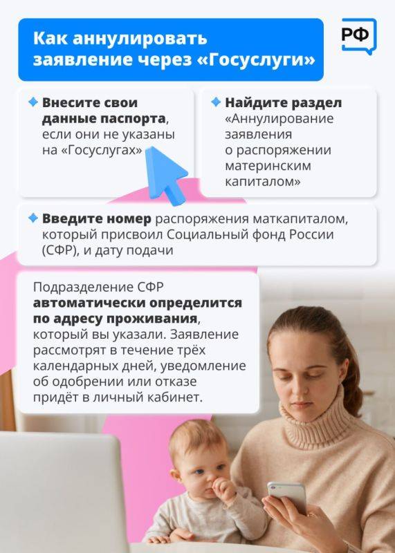 Как изменить распоряжение средствами материнского капитала?