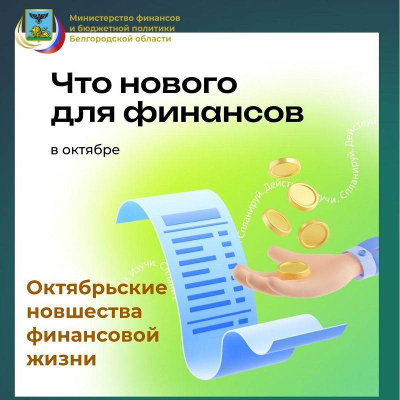 Эксперты Финансовой культуры рассказывают о том, какие новшества принёс октябрь в финансовую жизнь