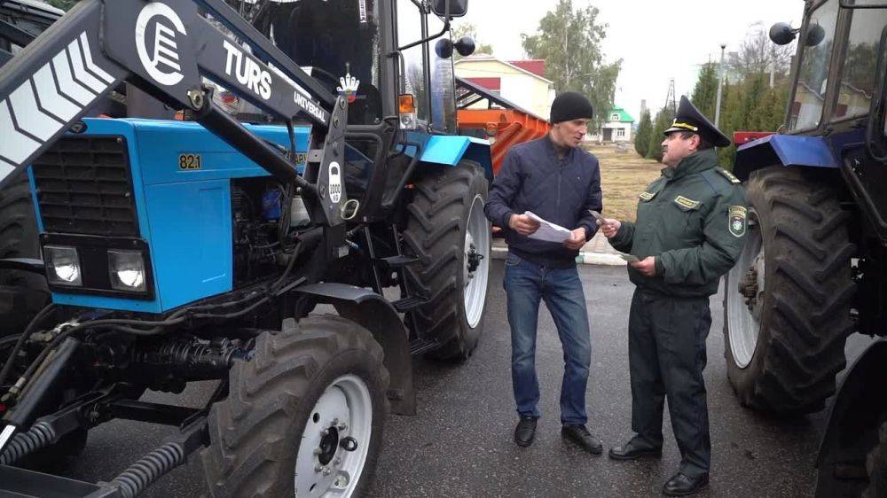 Провели общерайонный смотр техники, сил и средств