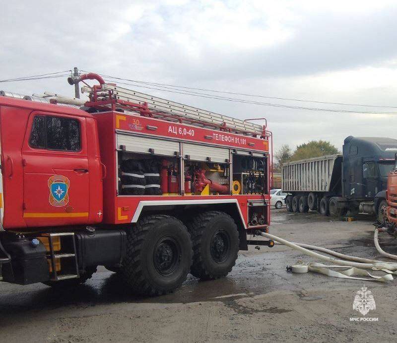 Пожар в Губкине локализовали, сообщили в региональном МЧС