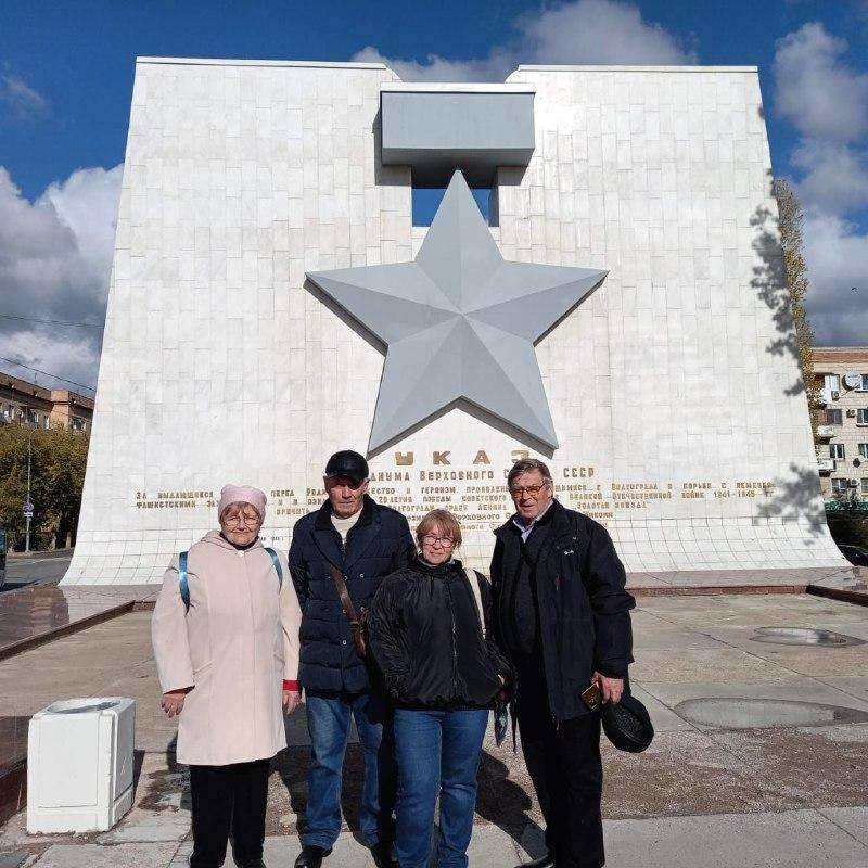 Вейделевские пенсионеры побывали в городе - герое Волгограде