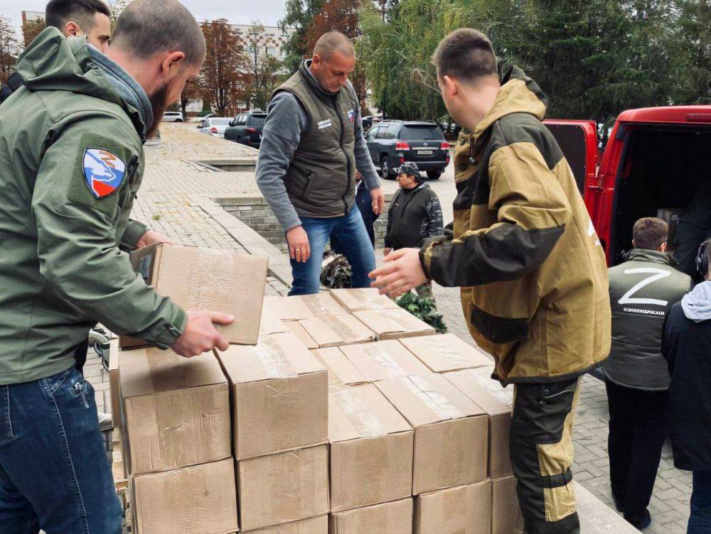 Артём Туров: В распределительный центр партии в Белгороде доставлены очередные гуманитарные грузы