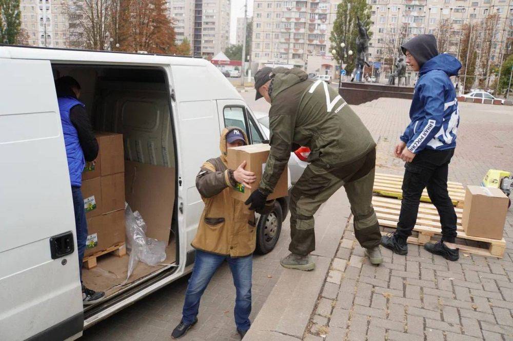 В Белгород доставили гуманитарный груз из Тульской области