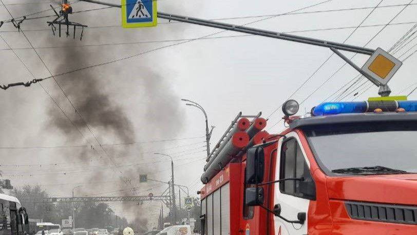 На проспекте Богдана Хмельницкого в Белгороде загорелся светофор