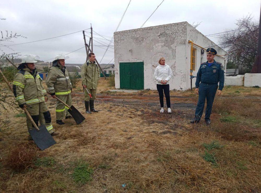 В селе Белый Колодезь прошли противопожарные командно – штабные учения