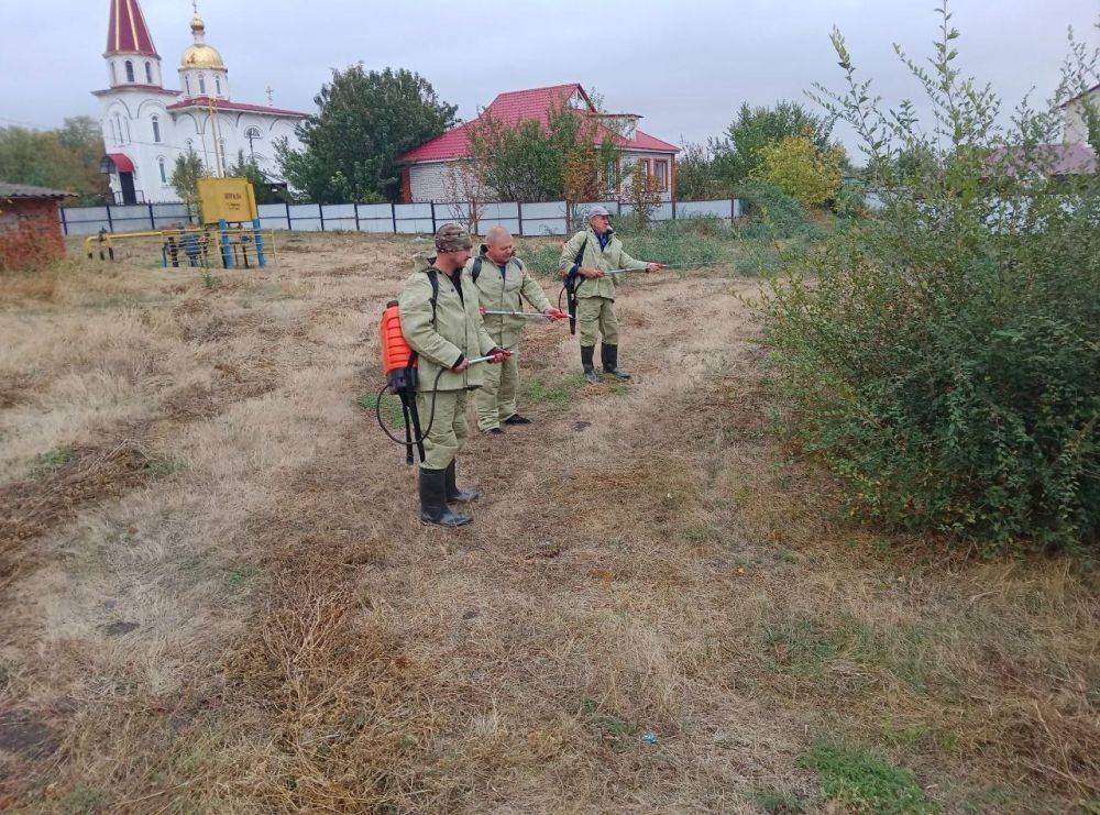 В селе Белый Колодезь прошли противопожарные командно – штабные учения