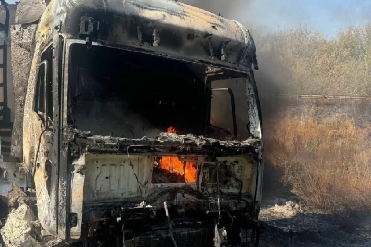 В результате атаки дрона 2 октября на грузовой автомобиль погиб белгородец0