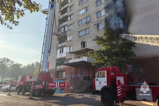 Гладков: дом, пострадавший в Белгороде при пожаре 3 октября, отремонтируют1