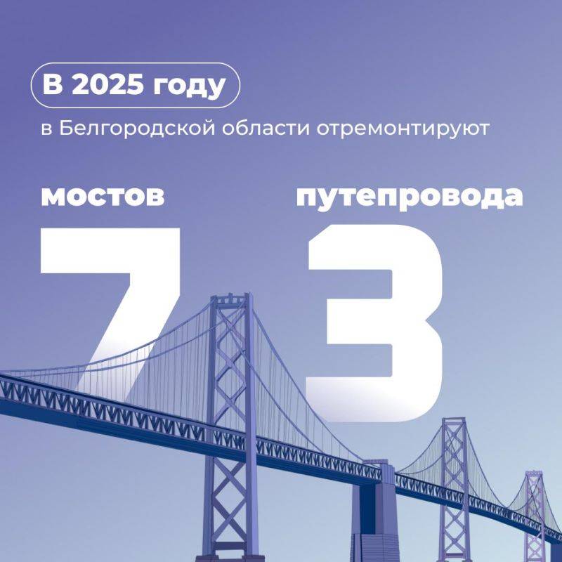 В Белгородской области продолжат ремонтировать мосты по нацпроекту в 2025 году